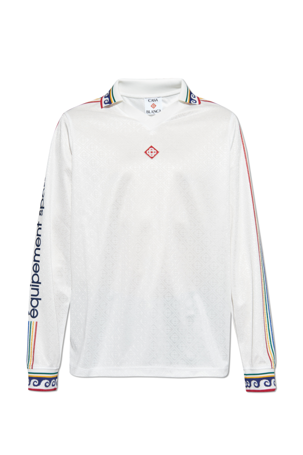 Tシャツ・カットソー Casablanca Casablanca T-shirts and Polos White White Cotton CASABLANCA Men's T-Shirt